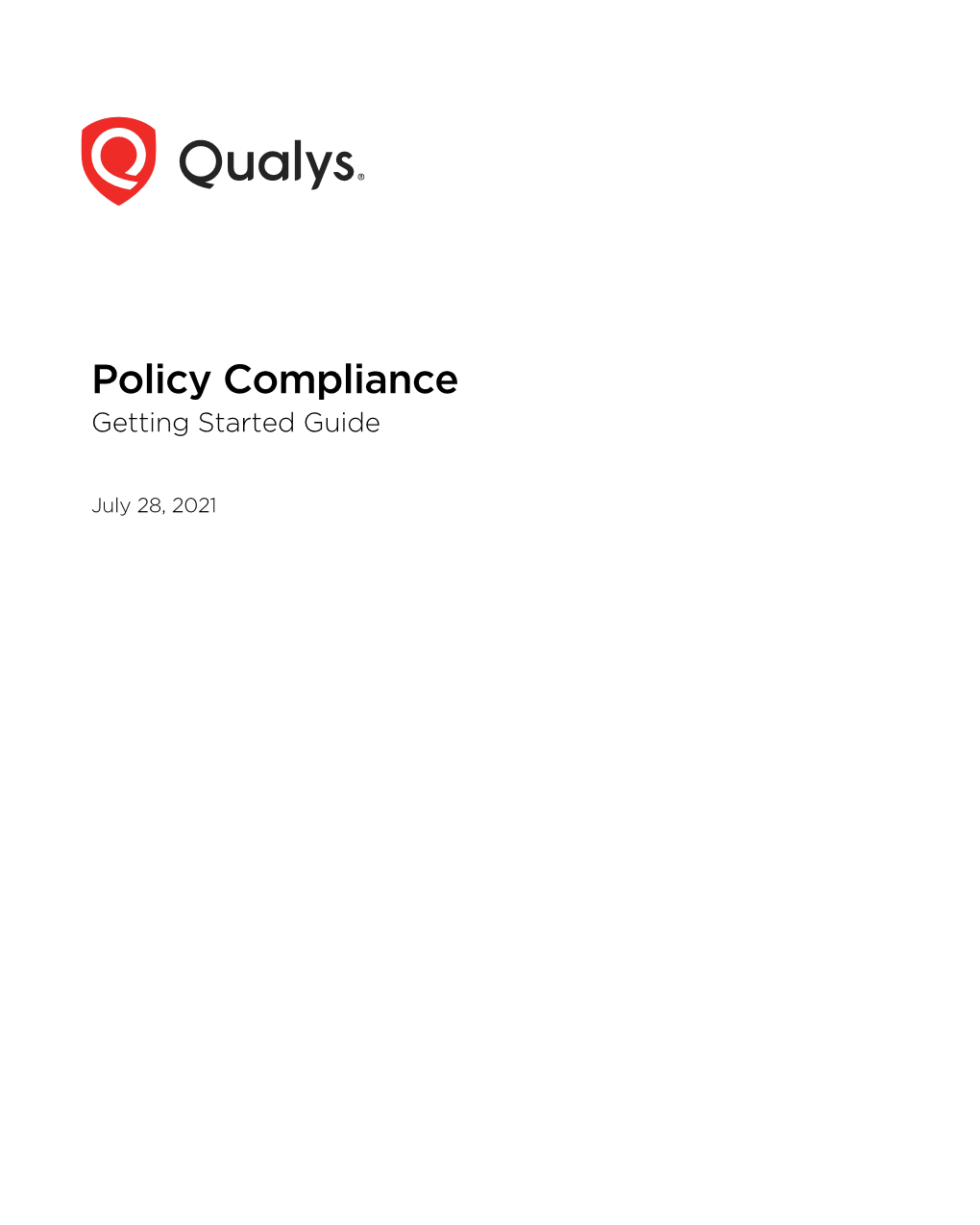 Qualys Policy Compliance Getting Started Guide