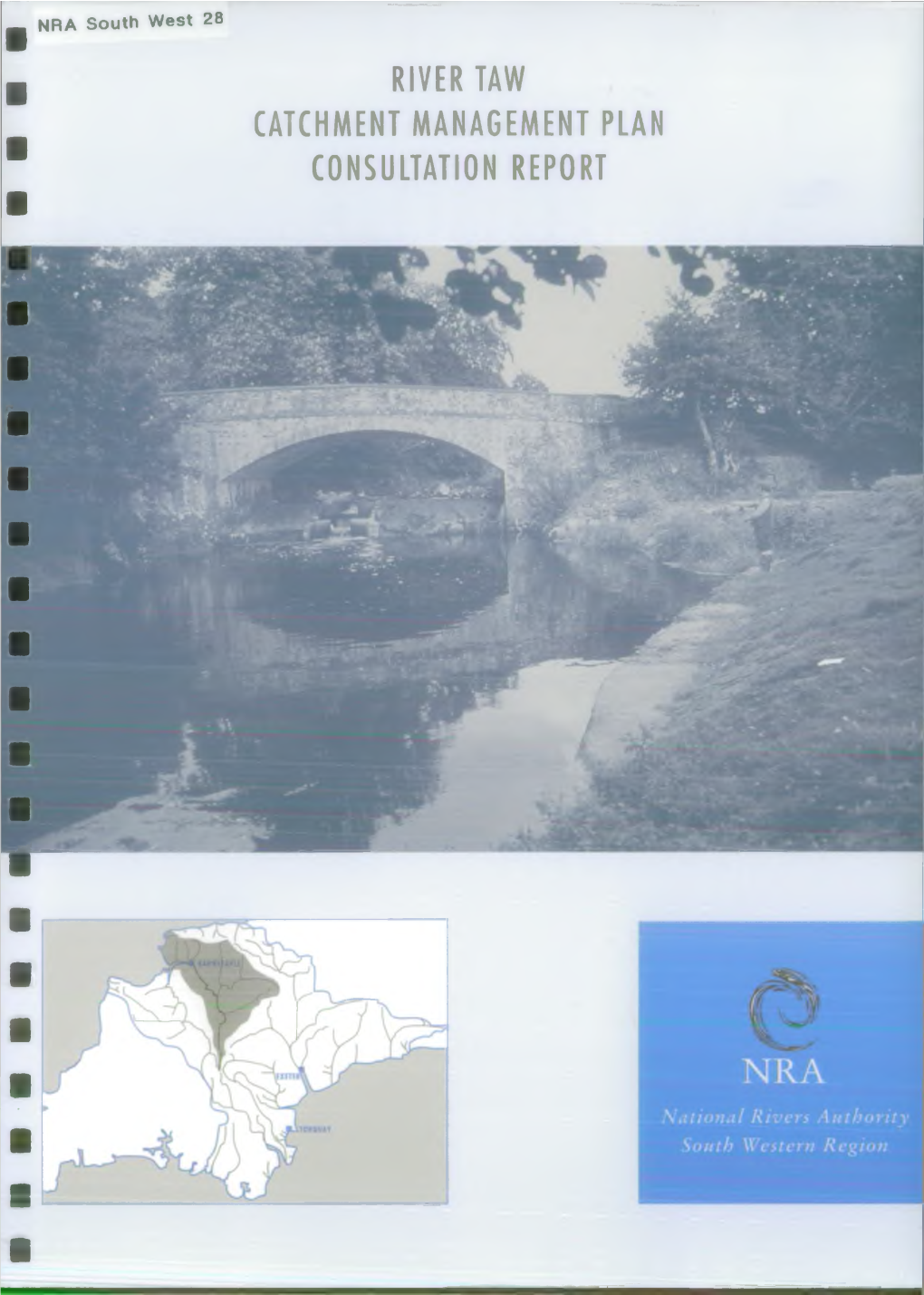 RIVER TAW CATCHMENT MANAGEMENT PLAN CONSULTATION REPORT En V Ir O N M E N T Ag E N C Y