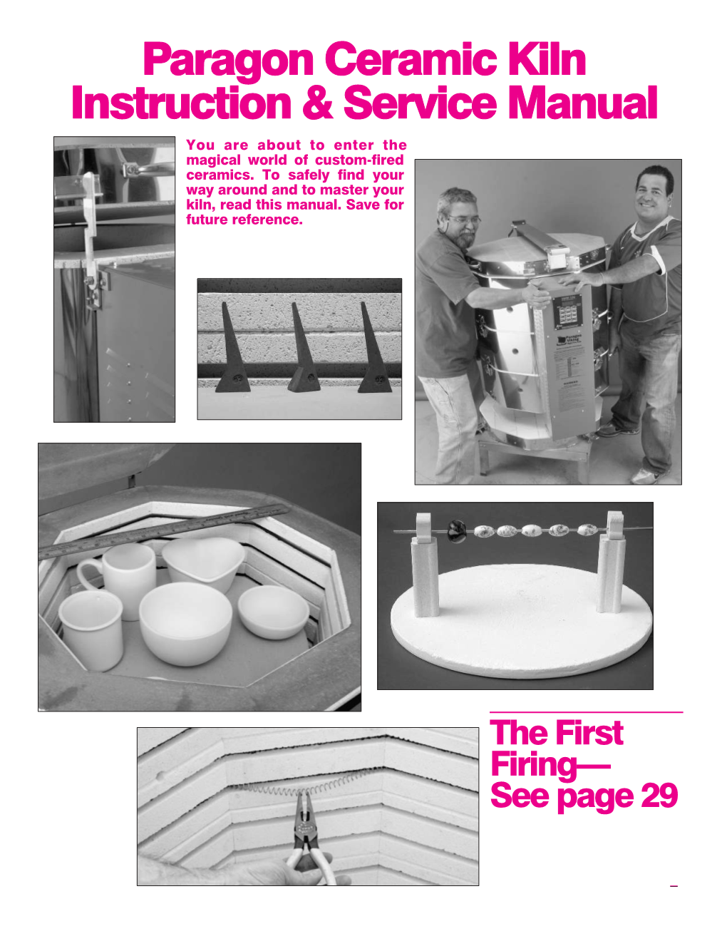 Paragon Ceramic Kiln Instruction & Service Manual