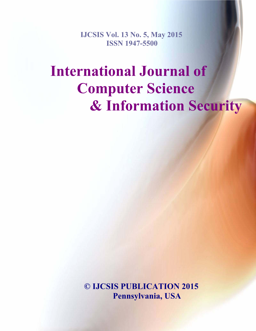 International Journal of Computer Science & Information Security