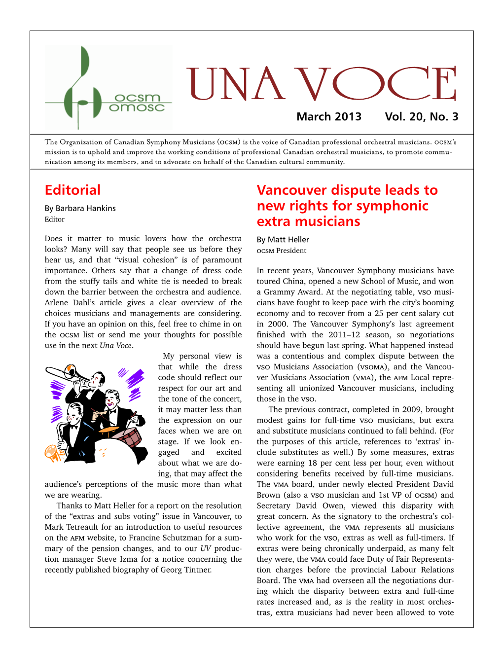 UNA VOCE March 2013 Vol