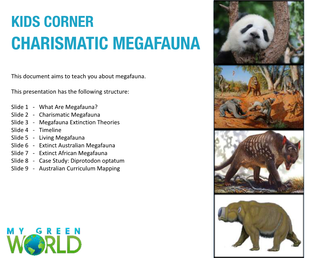 Charismatic Megafauna