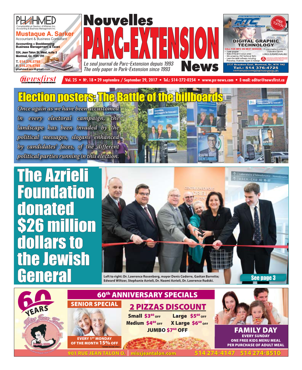 The Azrieli Foundation Donated $26 Million Dollars to the Jewish General