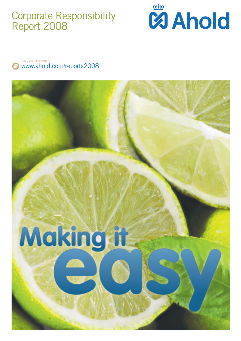 Corporate Responsibility Report 2008