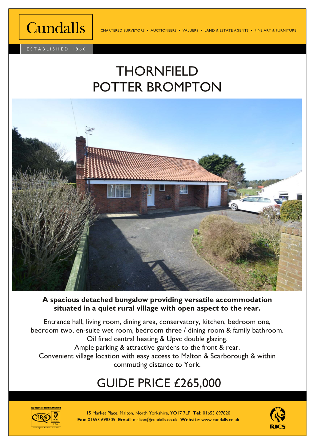 Thornfield Potter Brompton