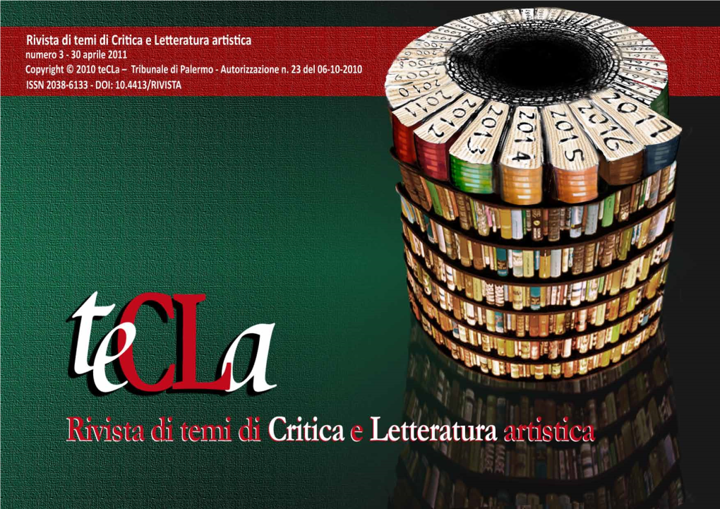 Rivista Di Temi Di Critica E Letteratura Artistica