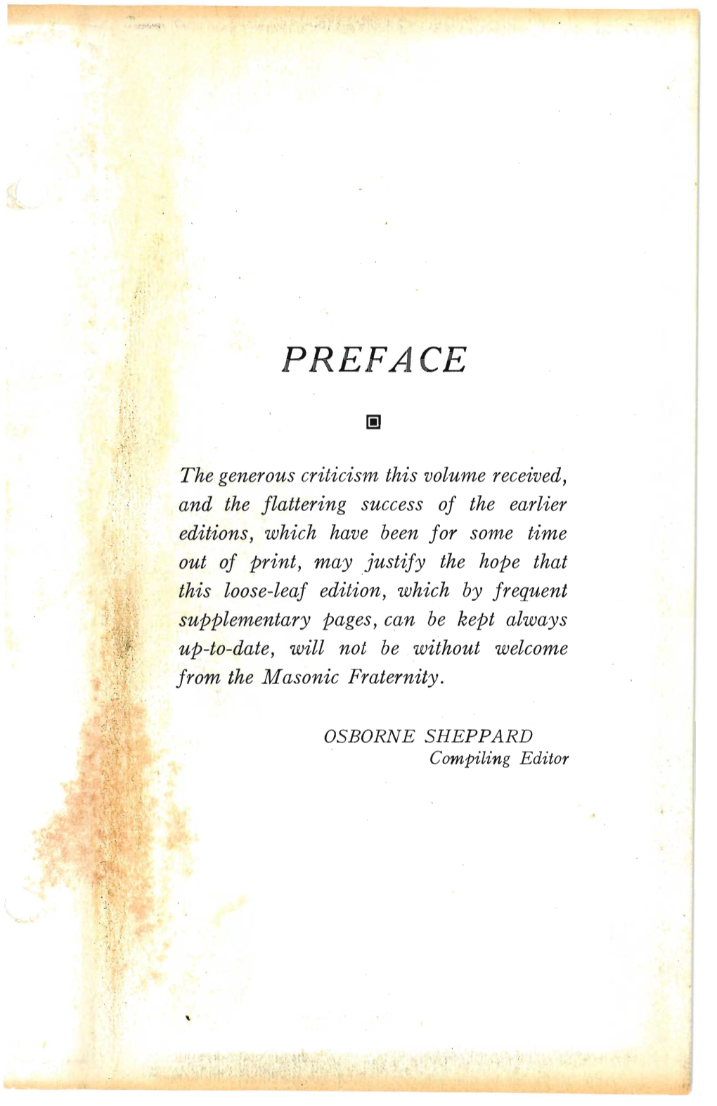 Pages Preface