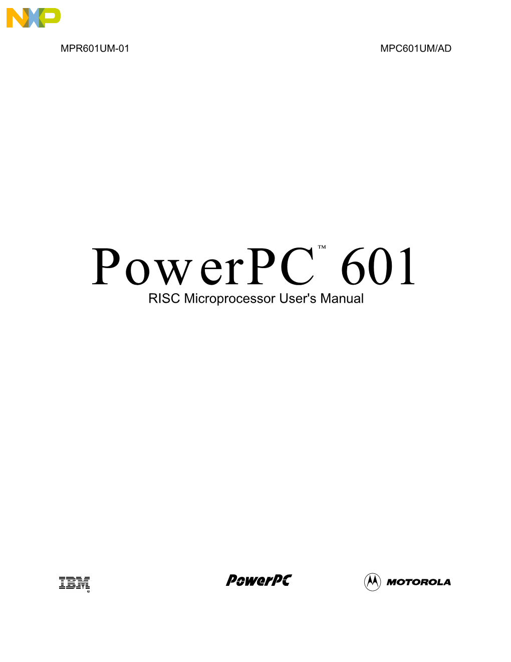 Powerpc 601 RISC Microprocessor Users Manual