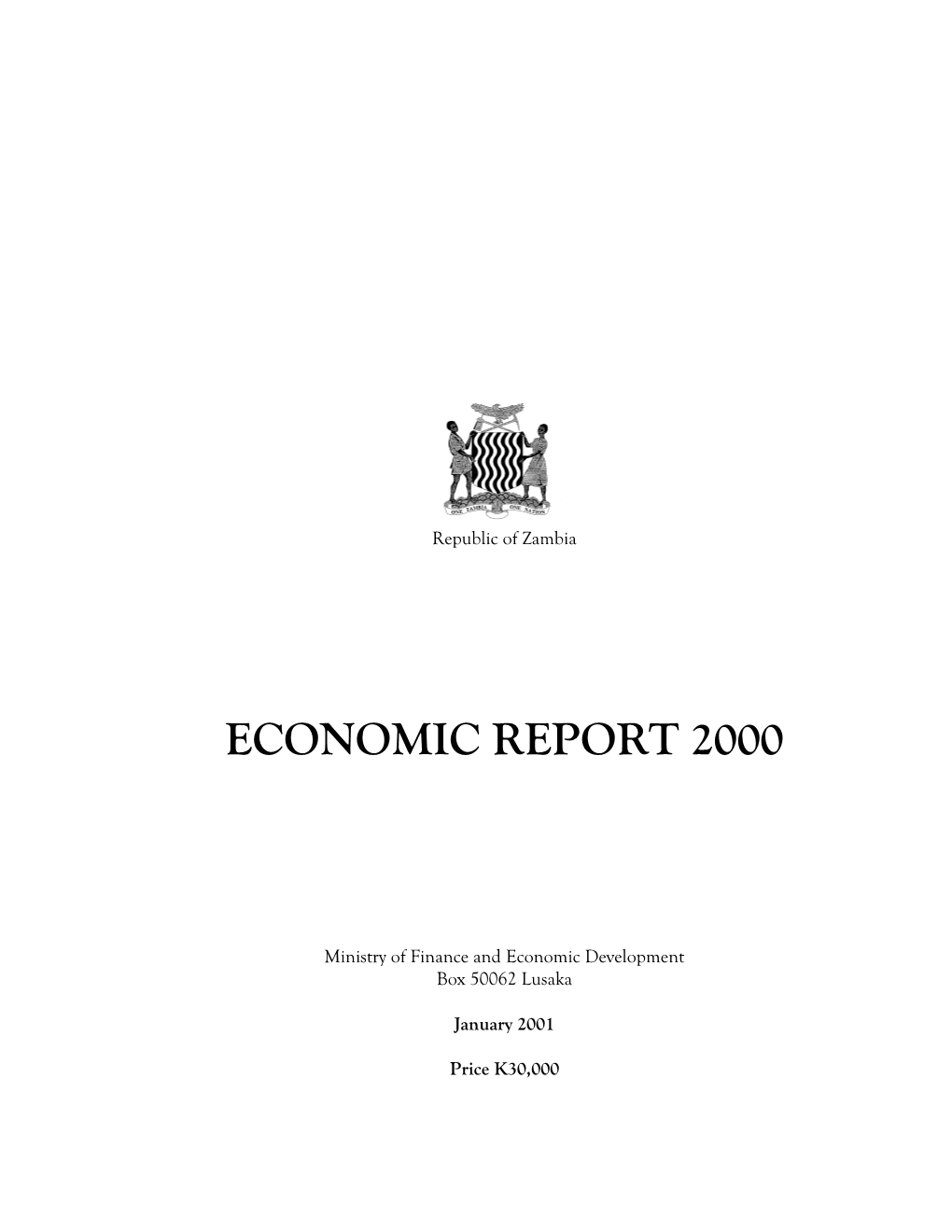 Economic Report 2000