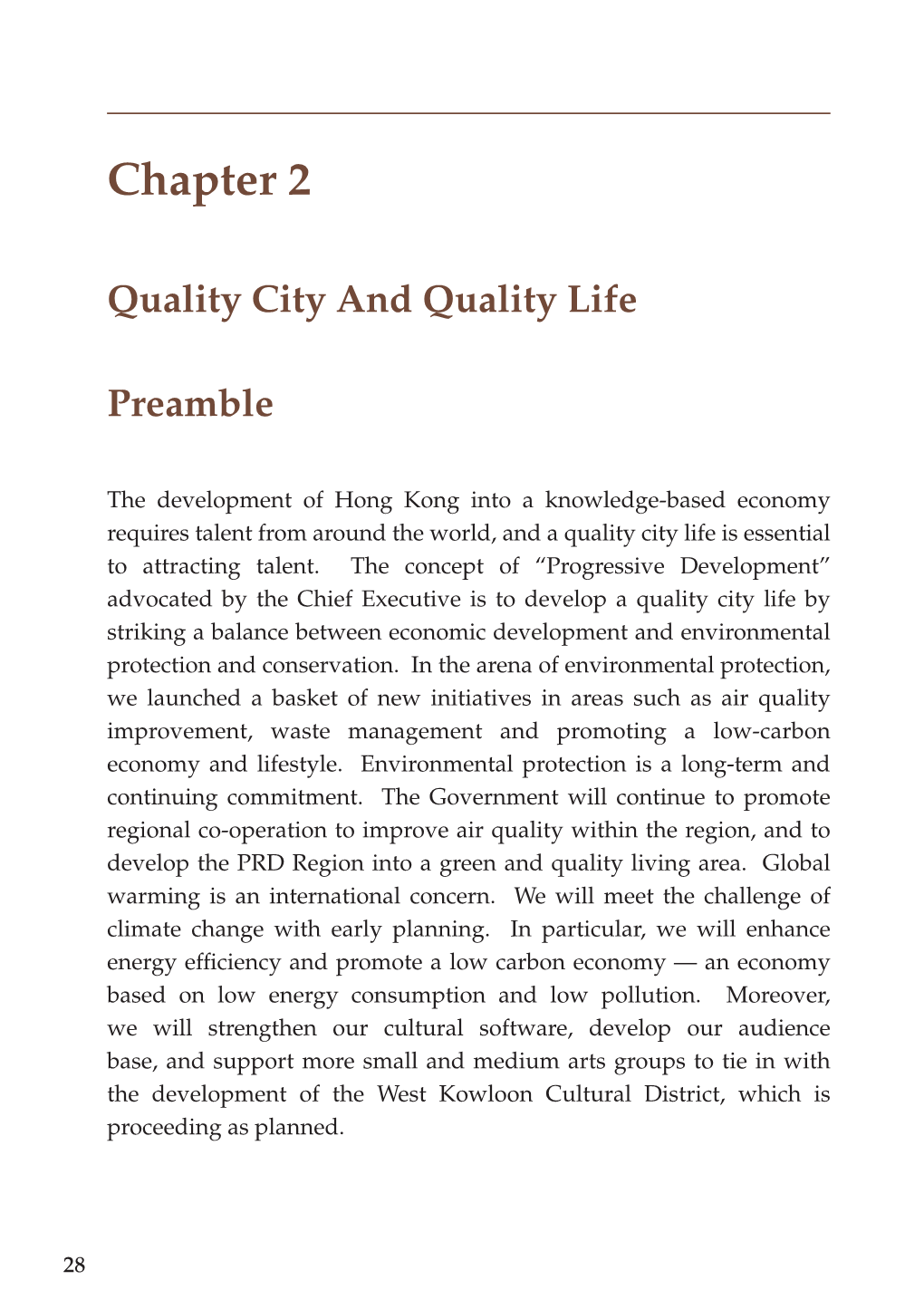 Chapter 2 Quality City and Quality Life
