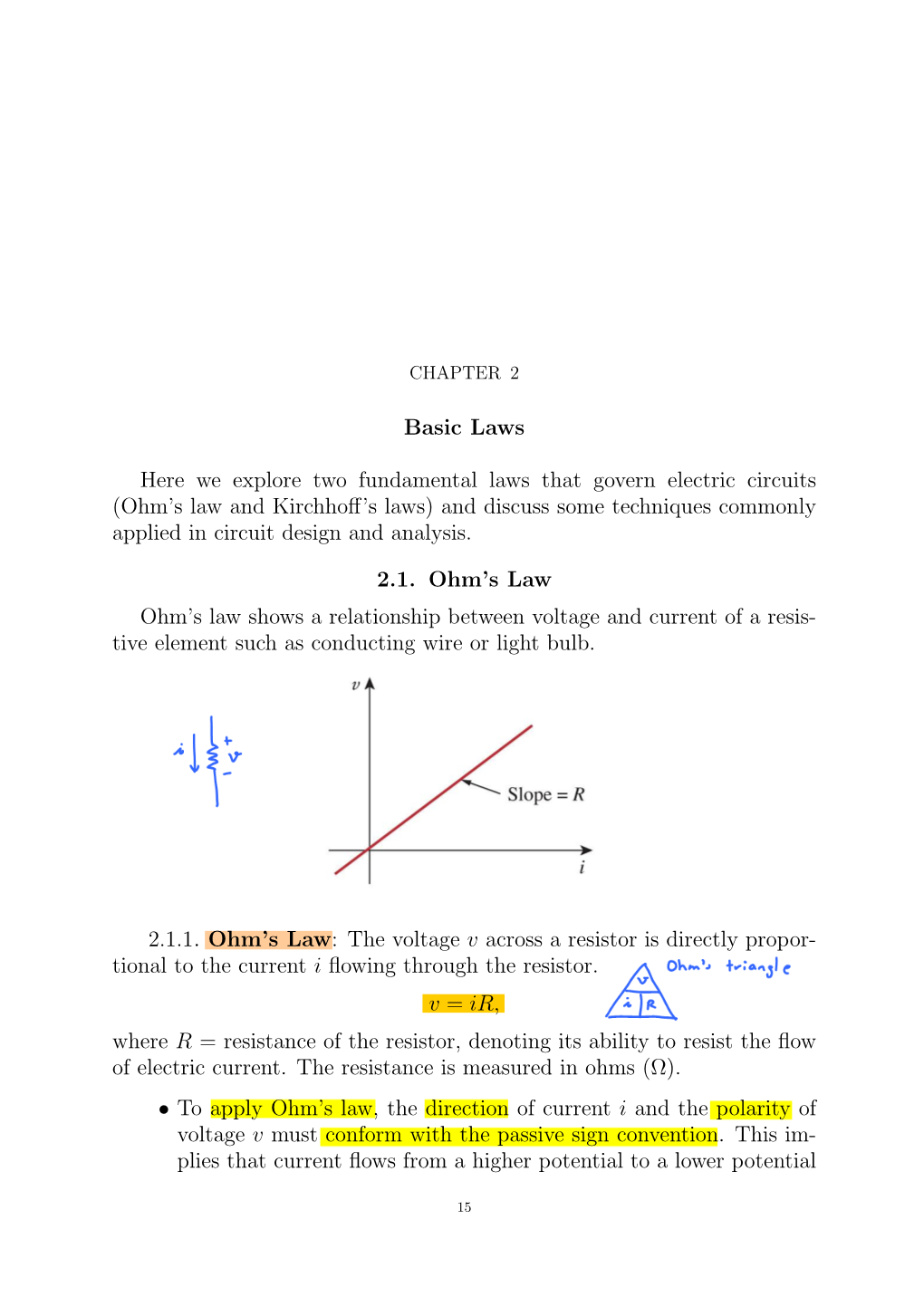 Ohm's Law and Kirchhoff's Laws