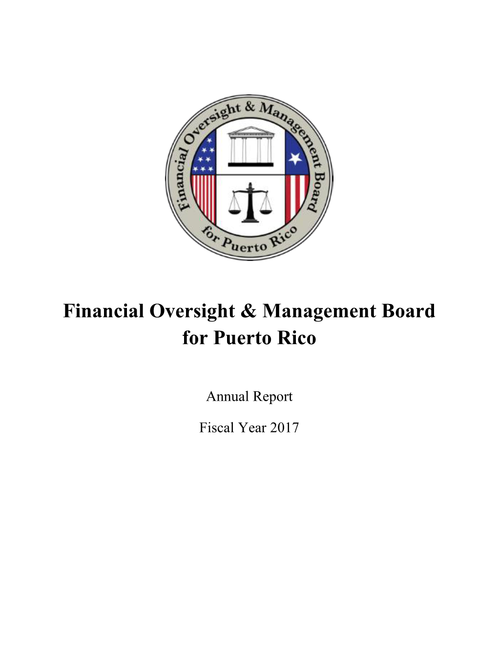 Financial Oversight & Management Board for Puerto Rico