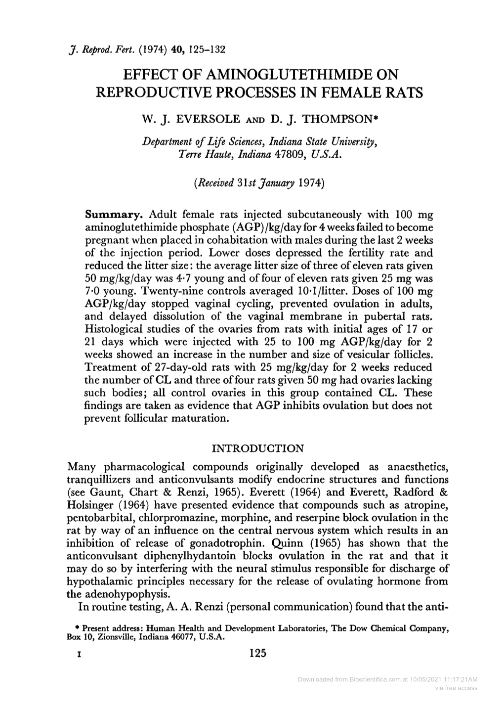 Hypothalamic Principles Necessary for the Release of Ovulating Hormone from the Adenohypophysis