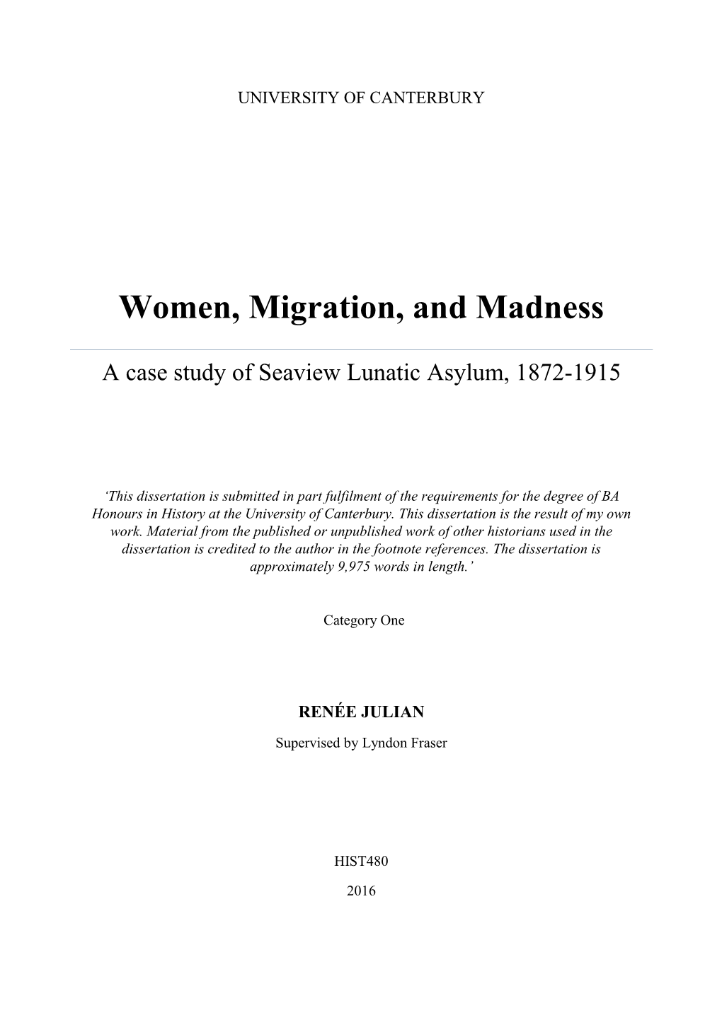 Renee Julian HIST480 Dissertation.Pdf