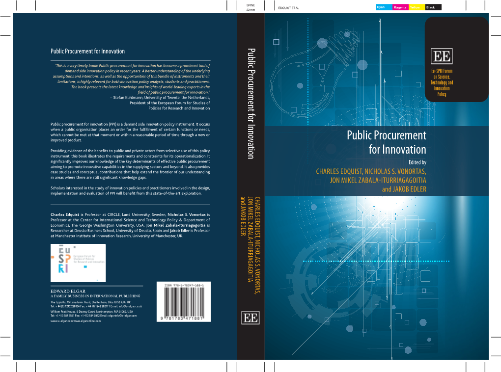 Public Procurement for Innovation Publicprocurement Innovation For