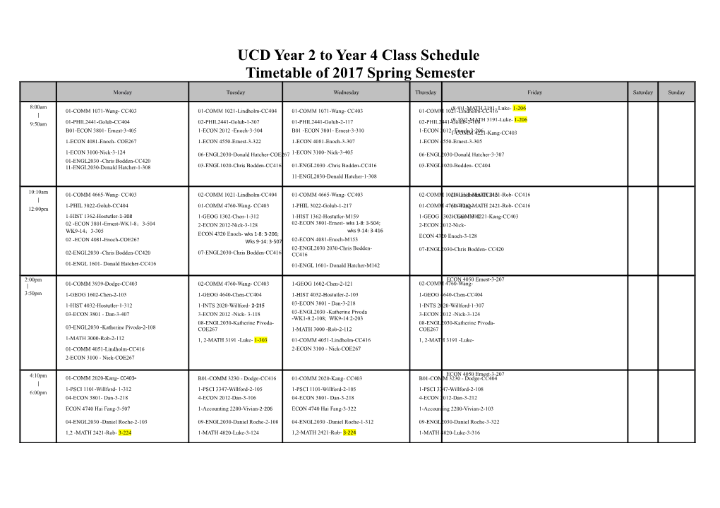 UKL Programme , International College at Beijing