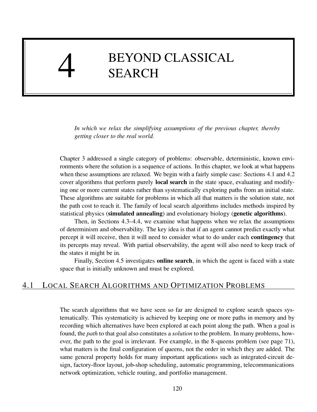 4 Beyond Classical Search