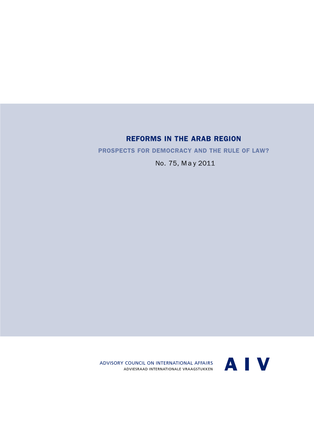 Reforms in the Arab Region