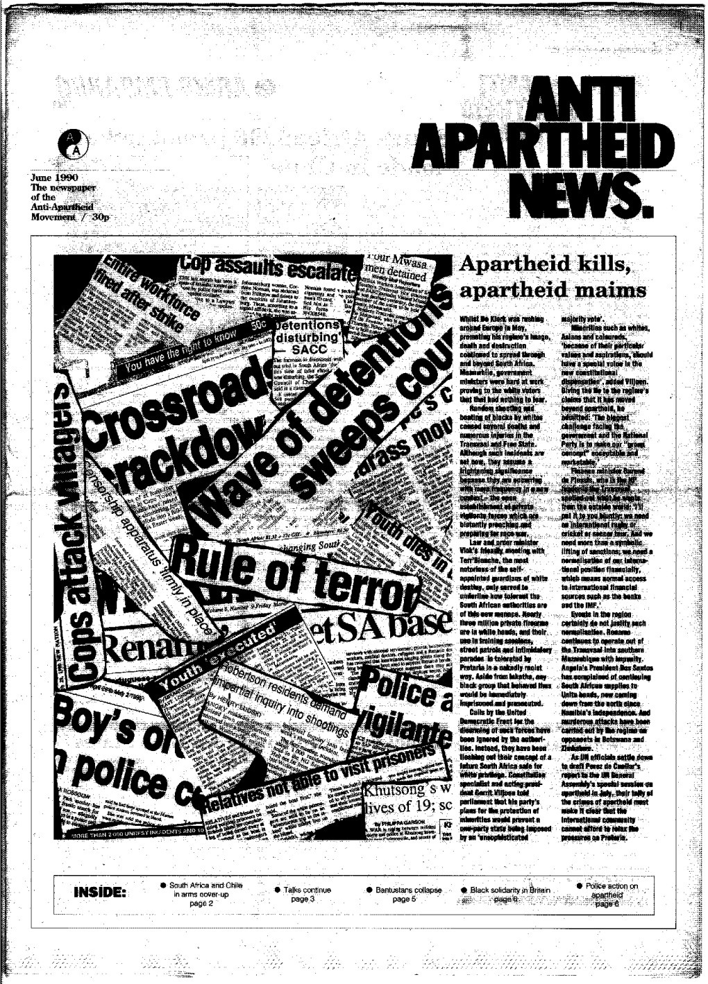 Apartheid Kills, Apartheid Maims