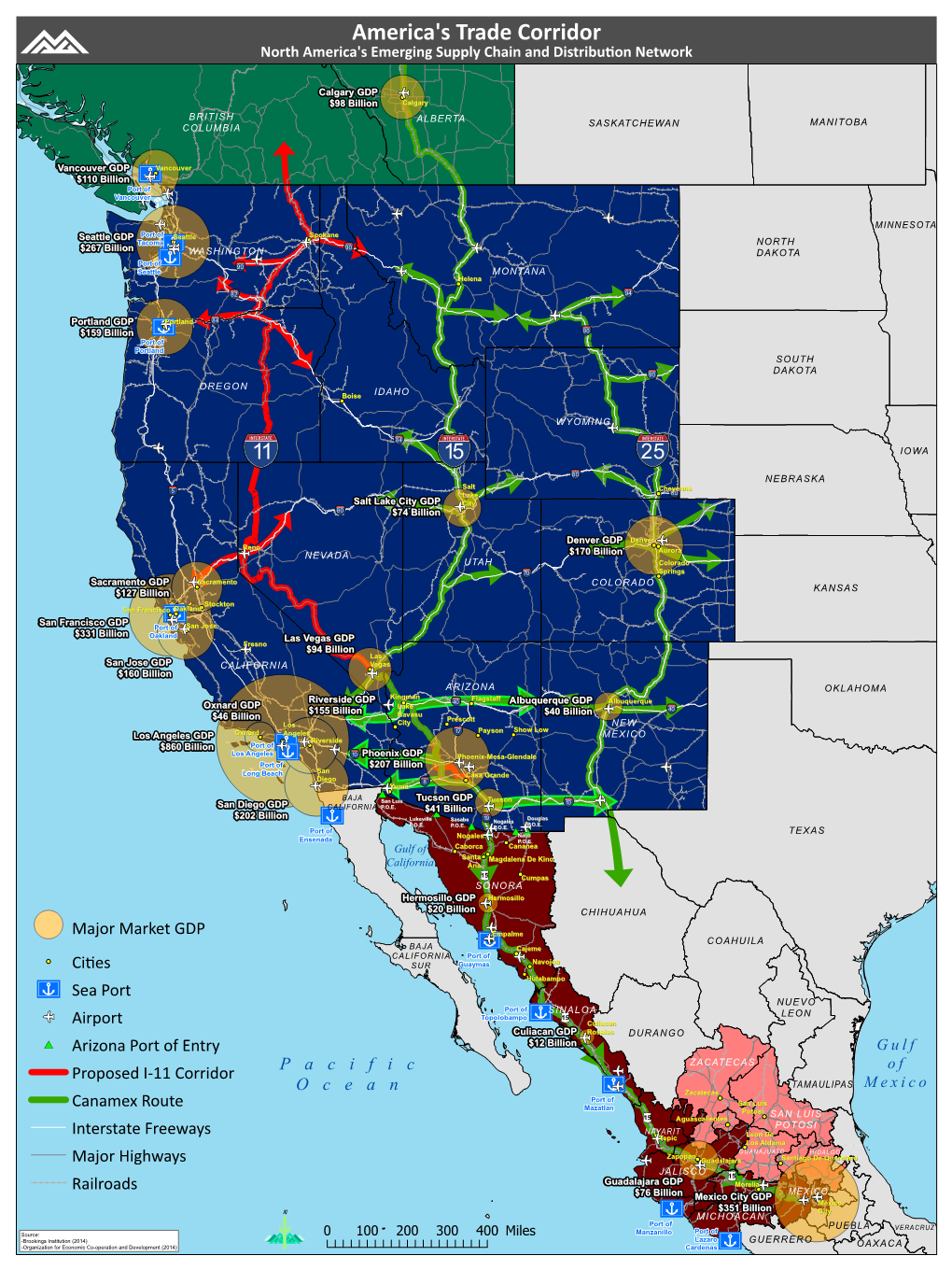 America's Trade Corridor North America's Emerging Supply Chain and Distribution Network