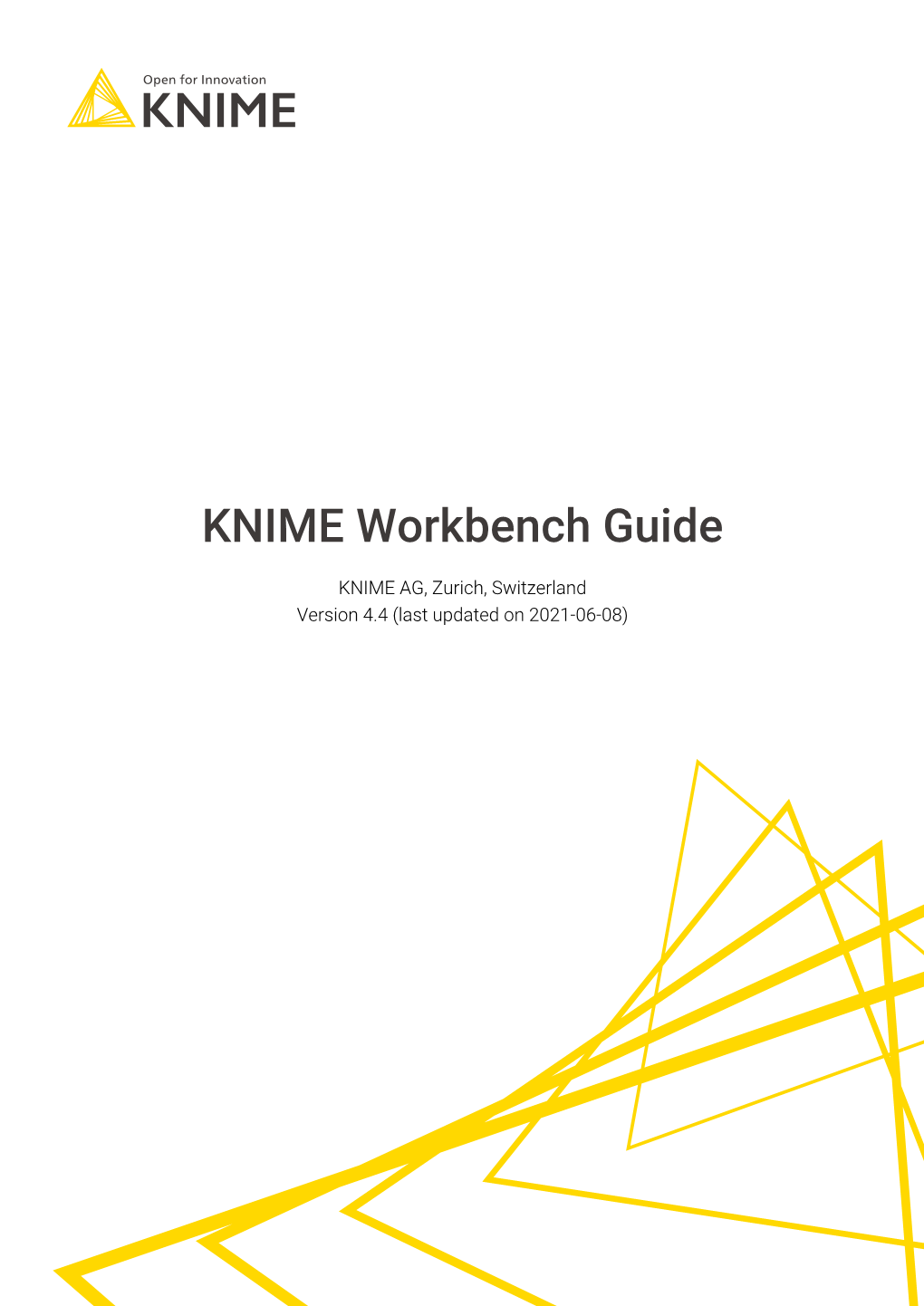 KNIME Workbench Guide