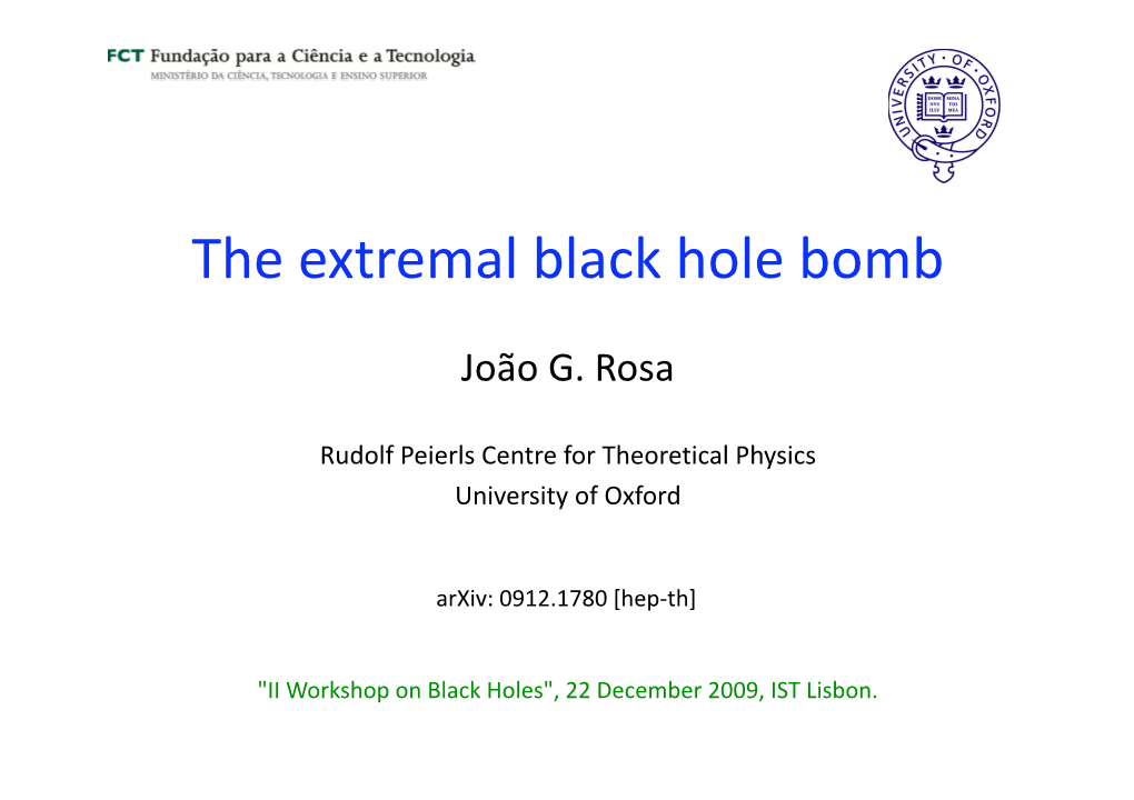 The Extremal Black Hole Bomb