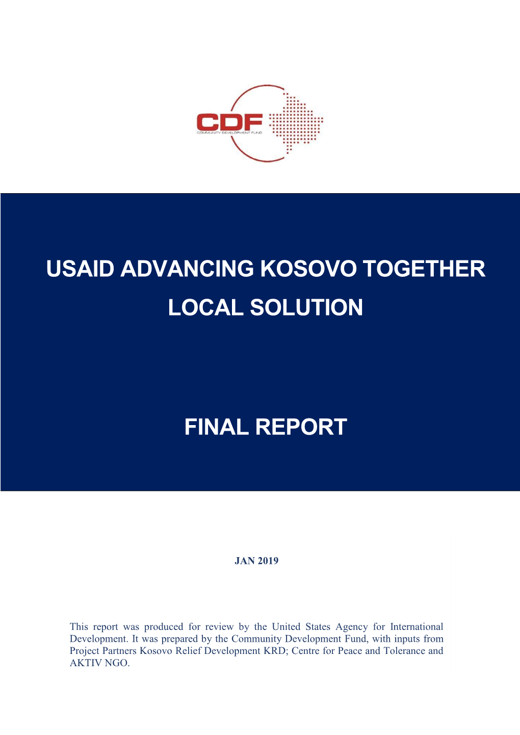 Usaid Advancing Kosovo Together Local Solution