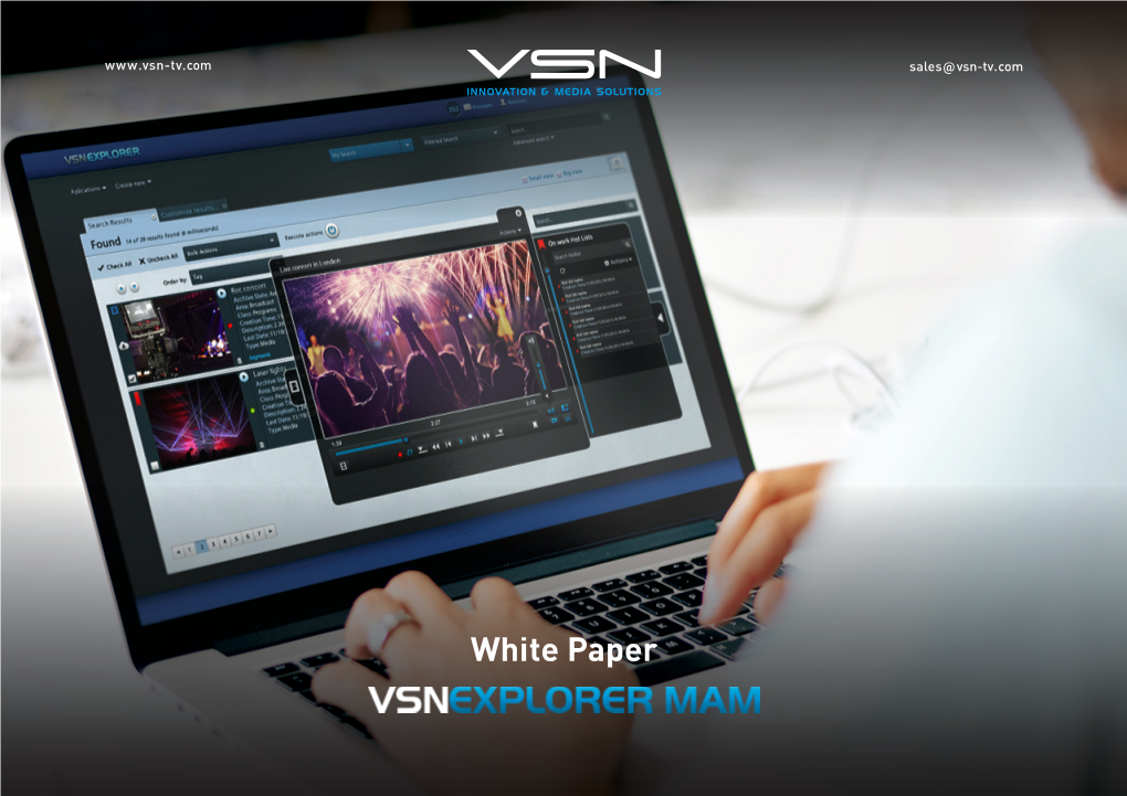MAM VSN Innovation & Media Solutions White Paper