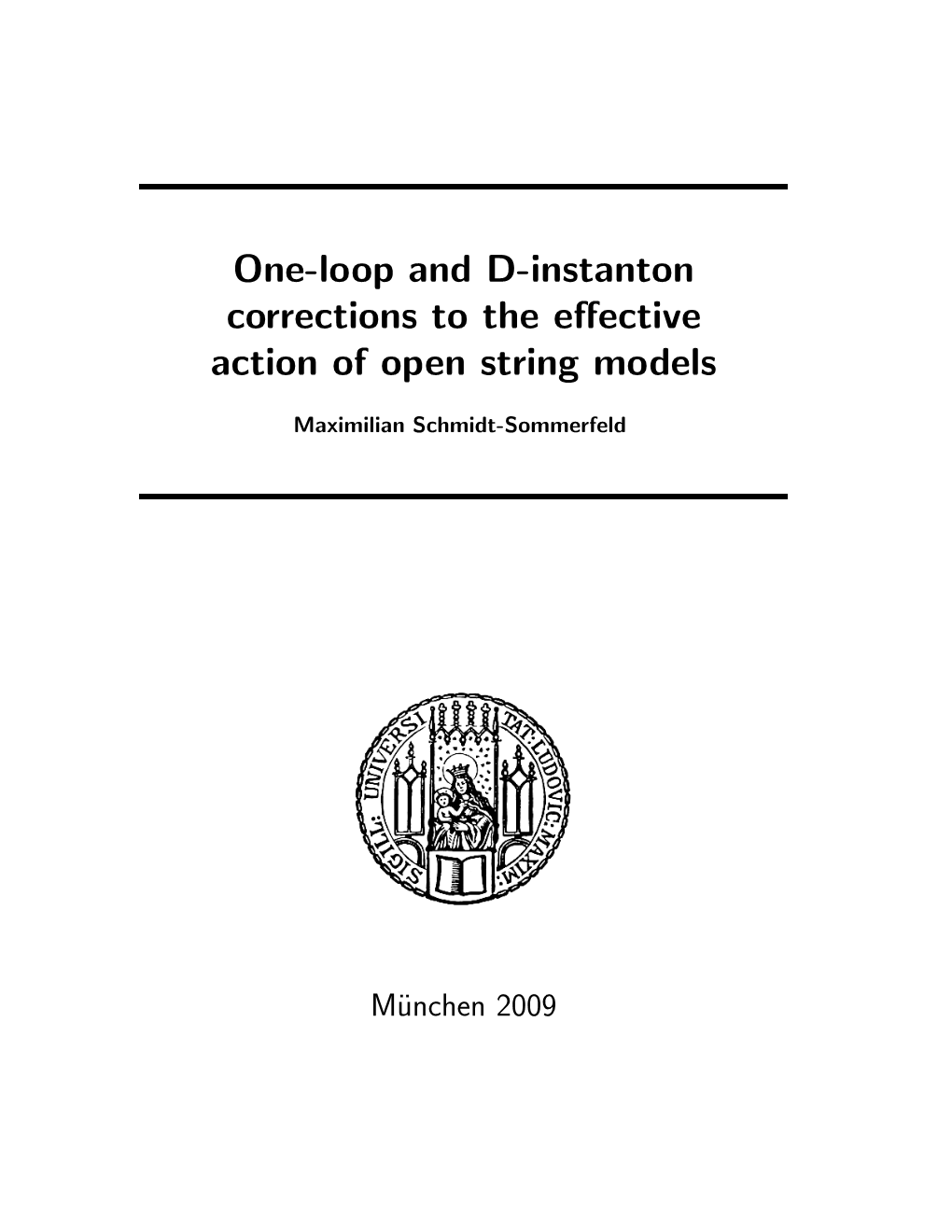 One-Loop and D-Instanton Corrections to the Effective Action of Open String