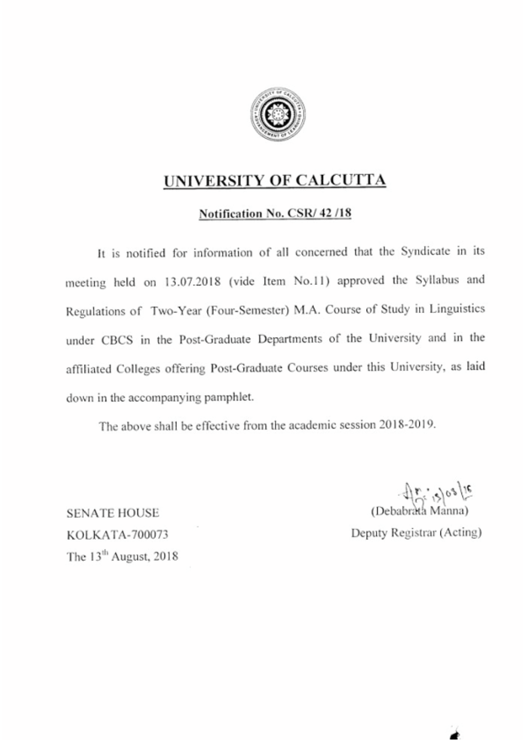 A. Detailed Course Structure of MA (Linguistics)