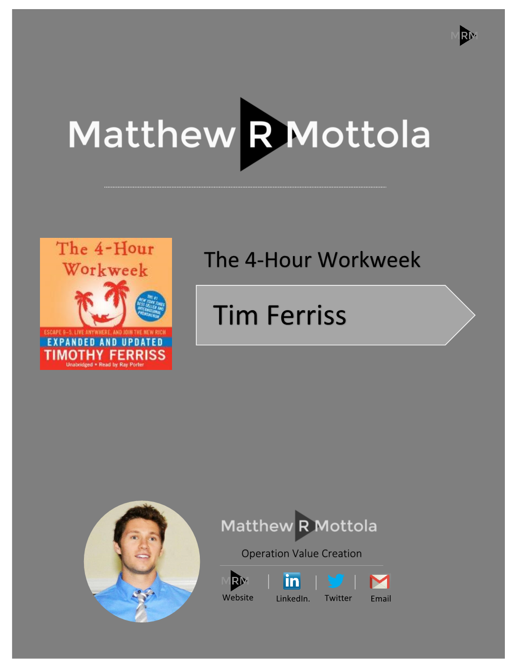 The 4-Hour Workweek Tim Ferriss