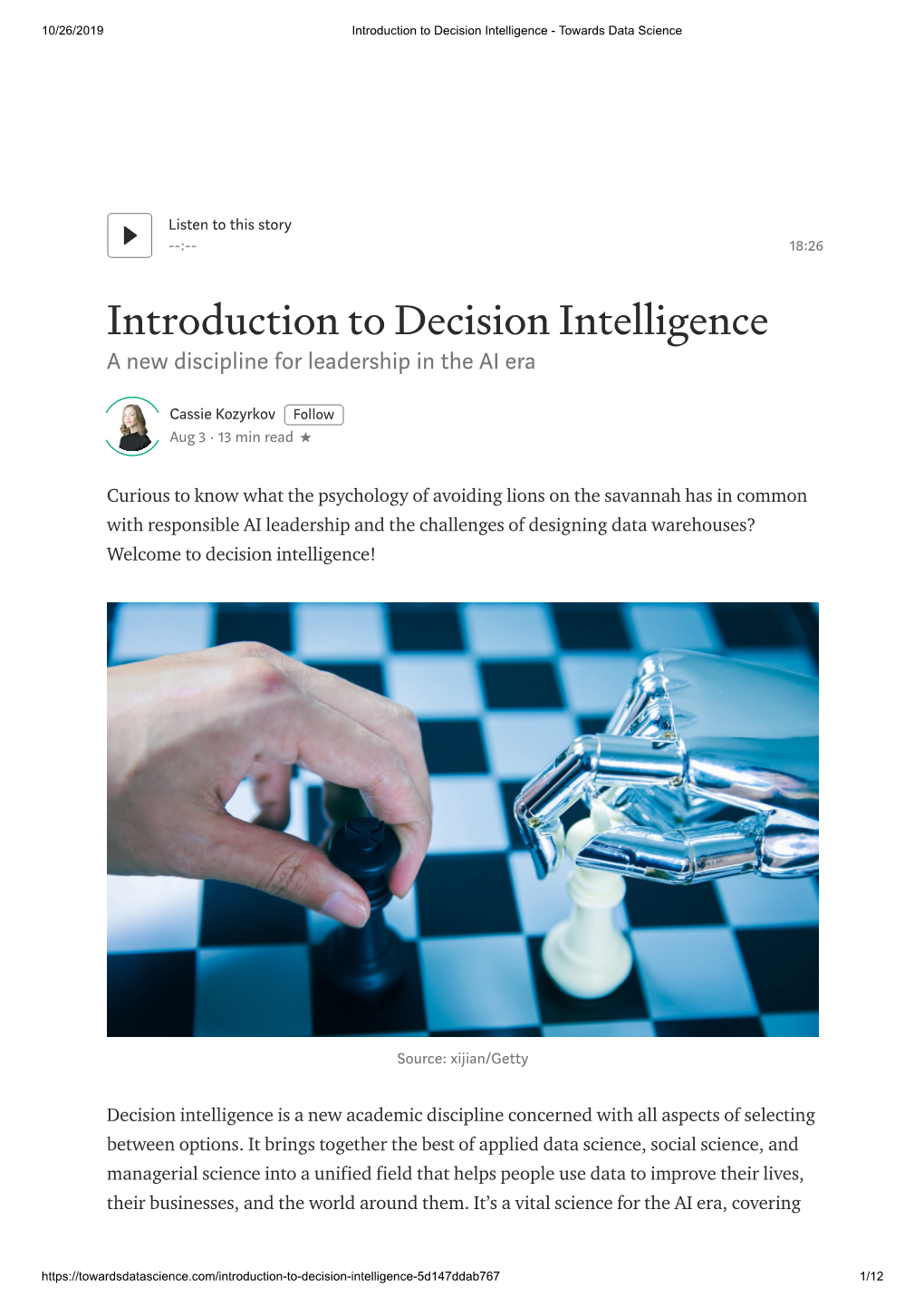 Introduction to Decision Intelligence - Towards Data Science