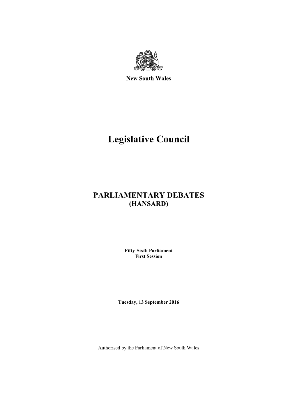 Legislative Council