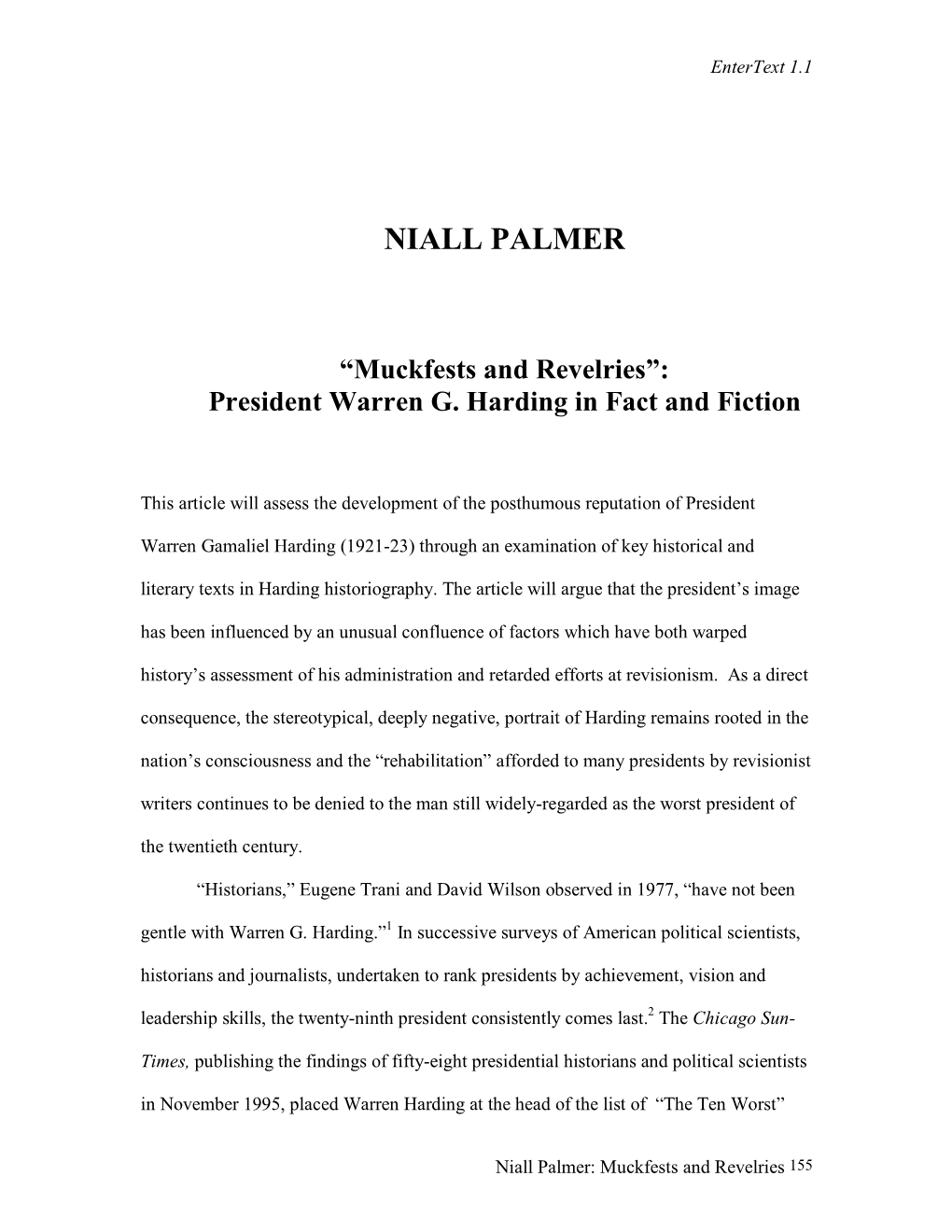 Niall Palmer