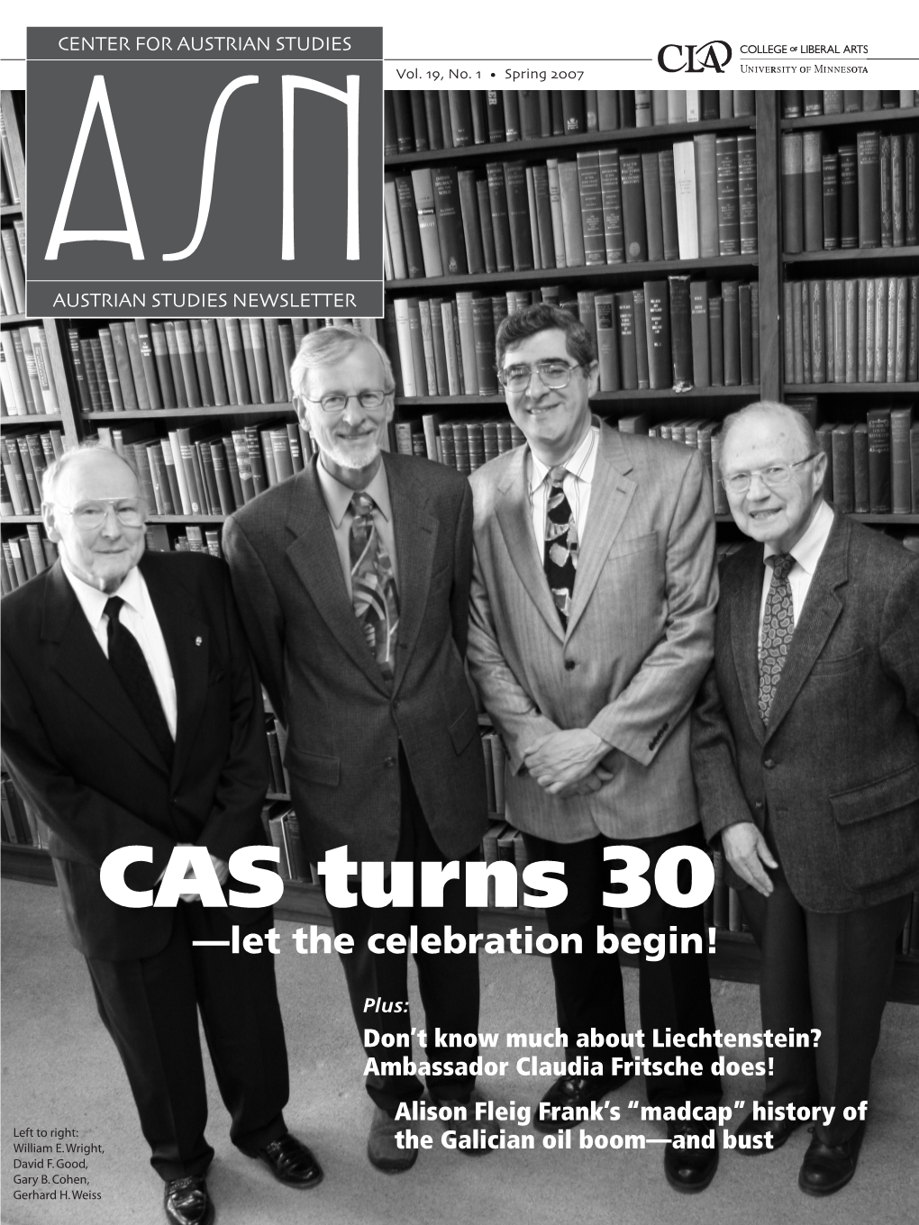 CAS Turns 30 —Let the Celebration Begin!