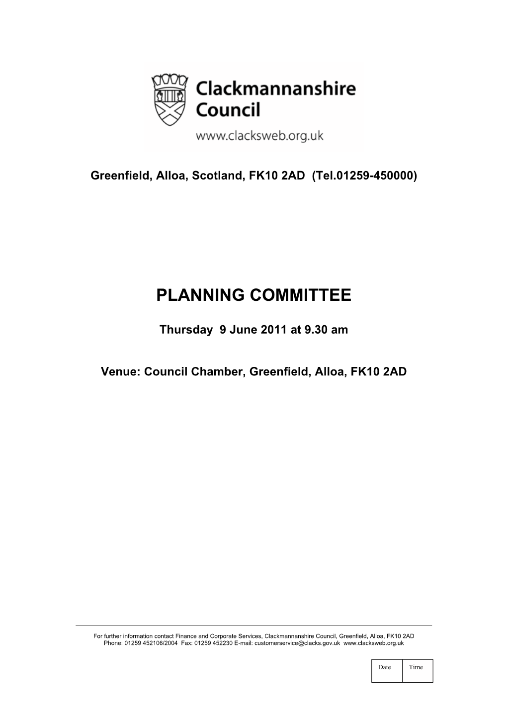 Planning Committee