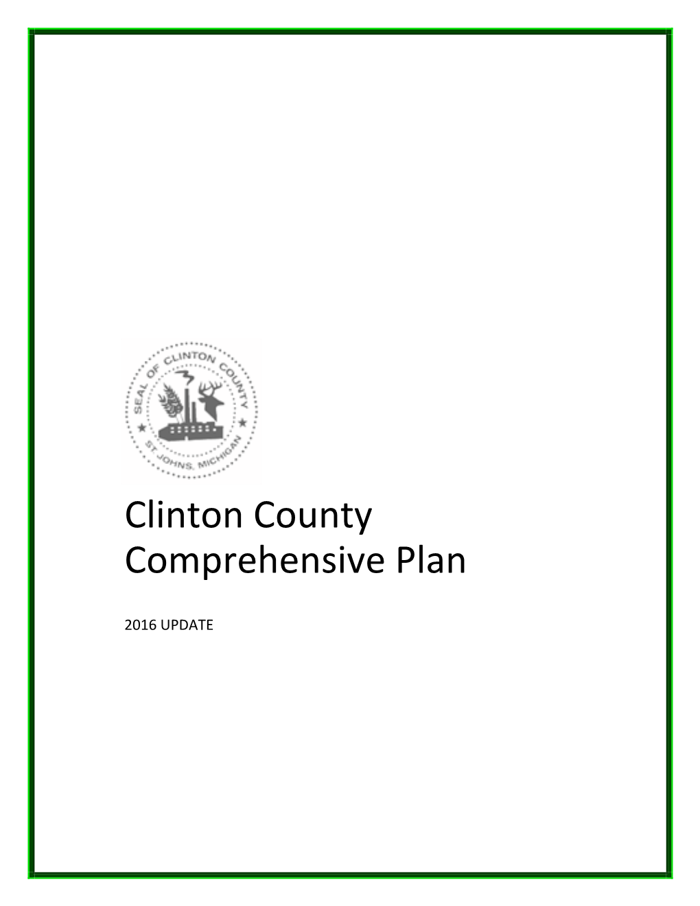 Clinton County Comprehensive Plan