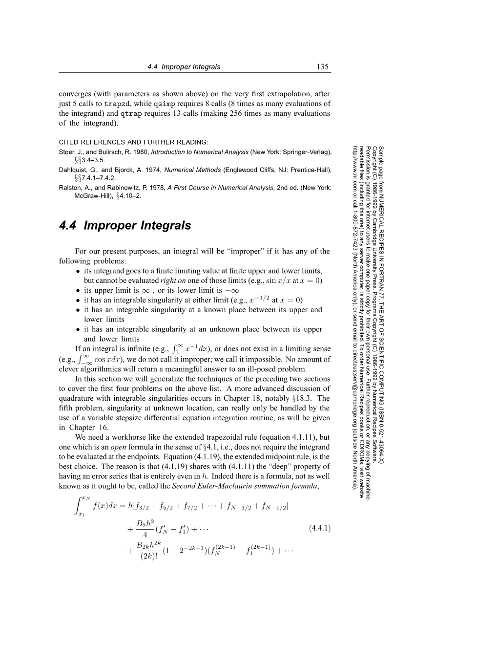 4.4 Improper Integrals 135