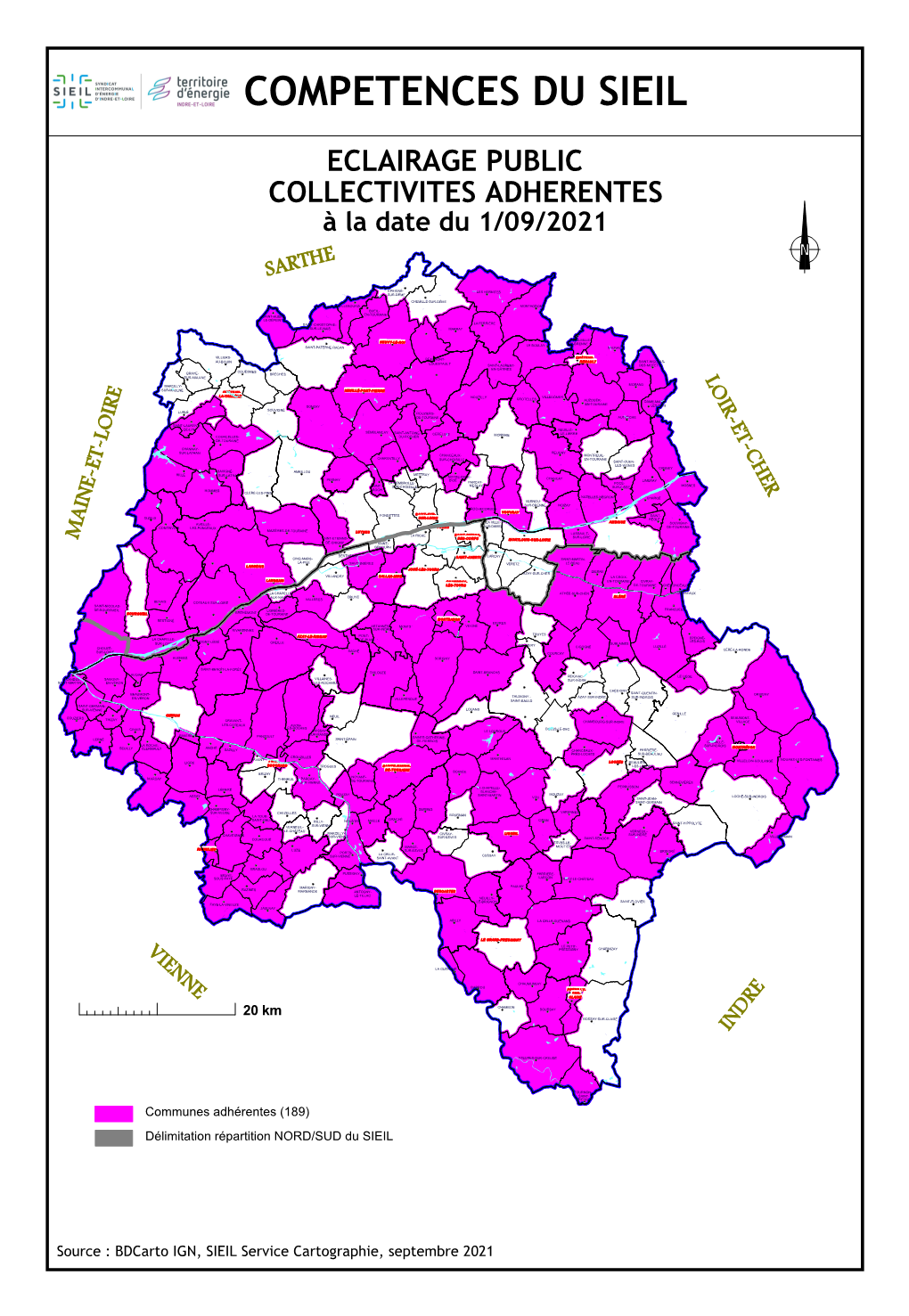 Carte Eclairage Public