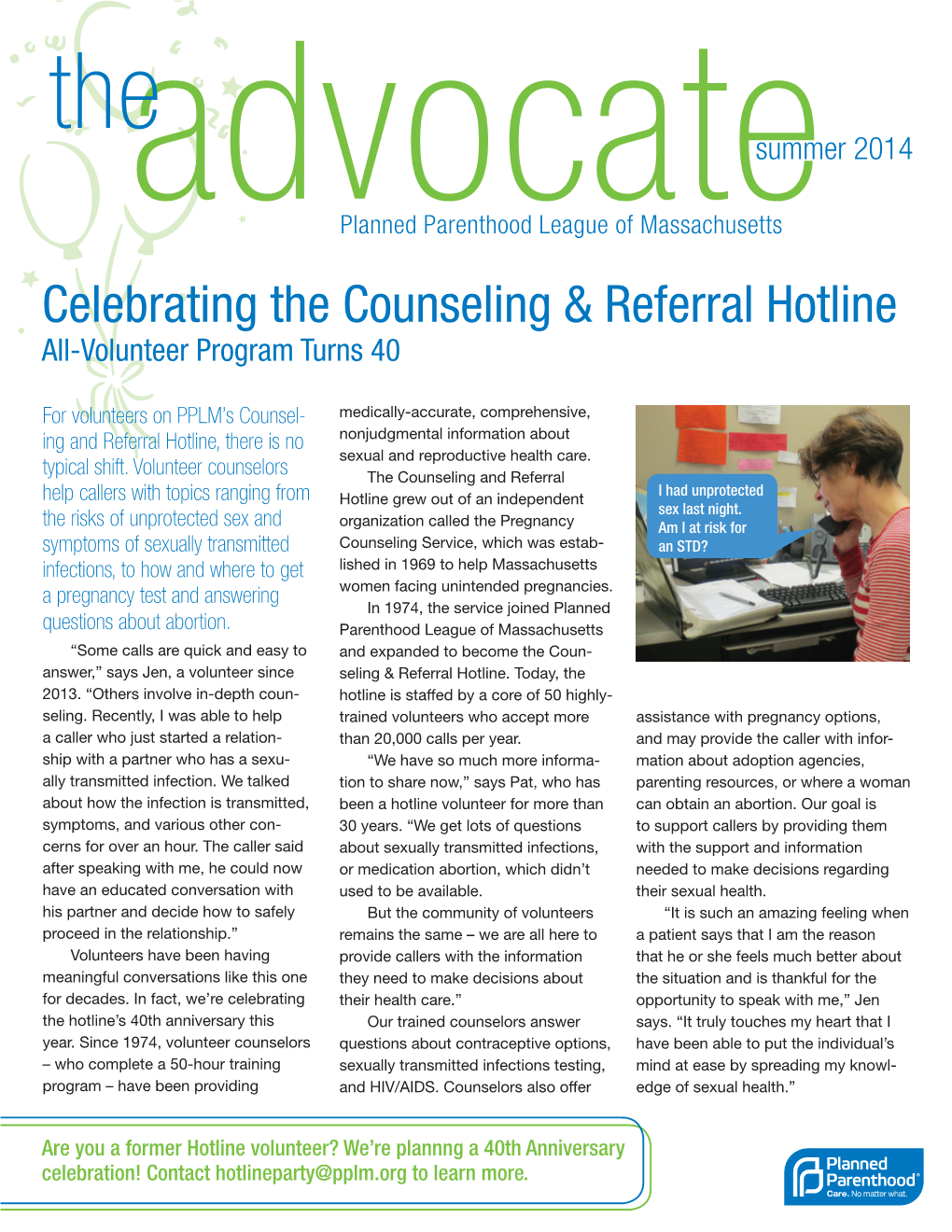 Celebrating the Counseling & Referral Hotline