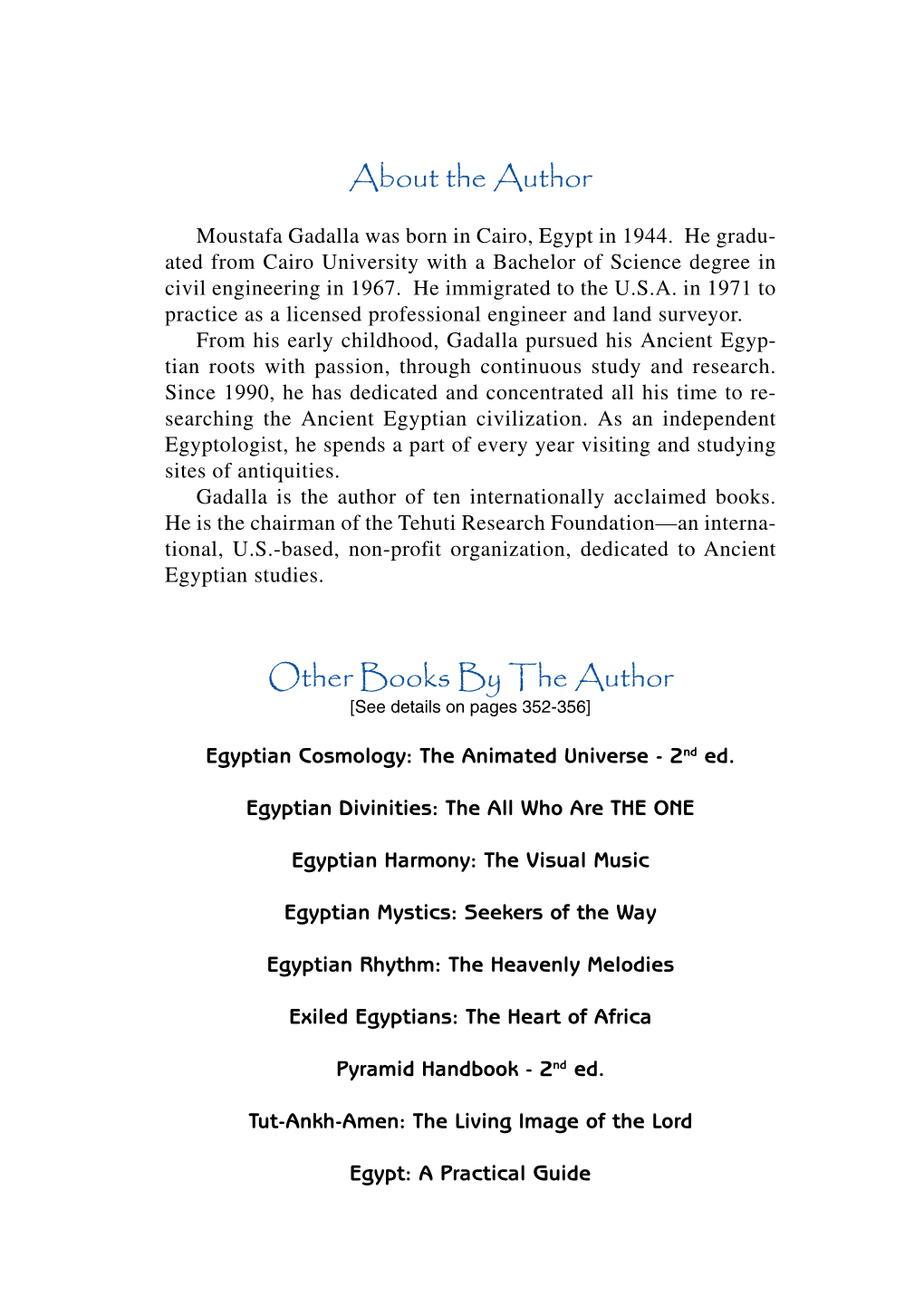 Historical Deception Gives an Excellent Overview of All Things Egyptian