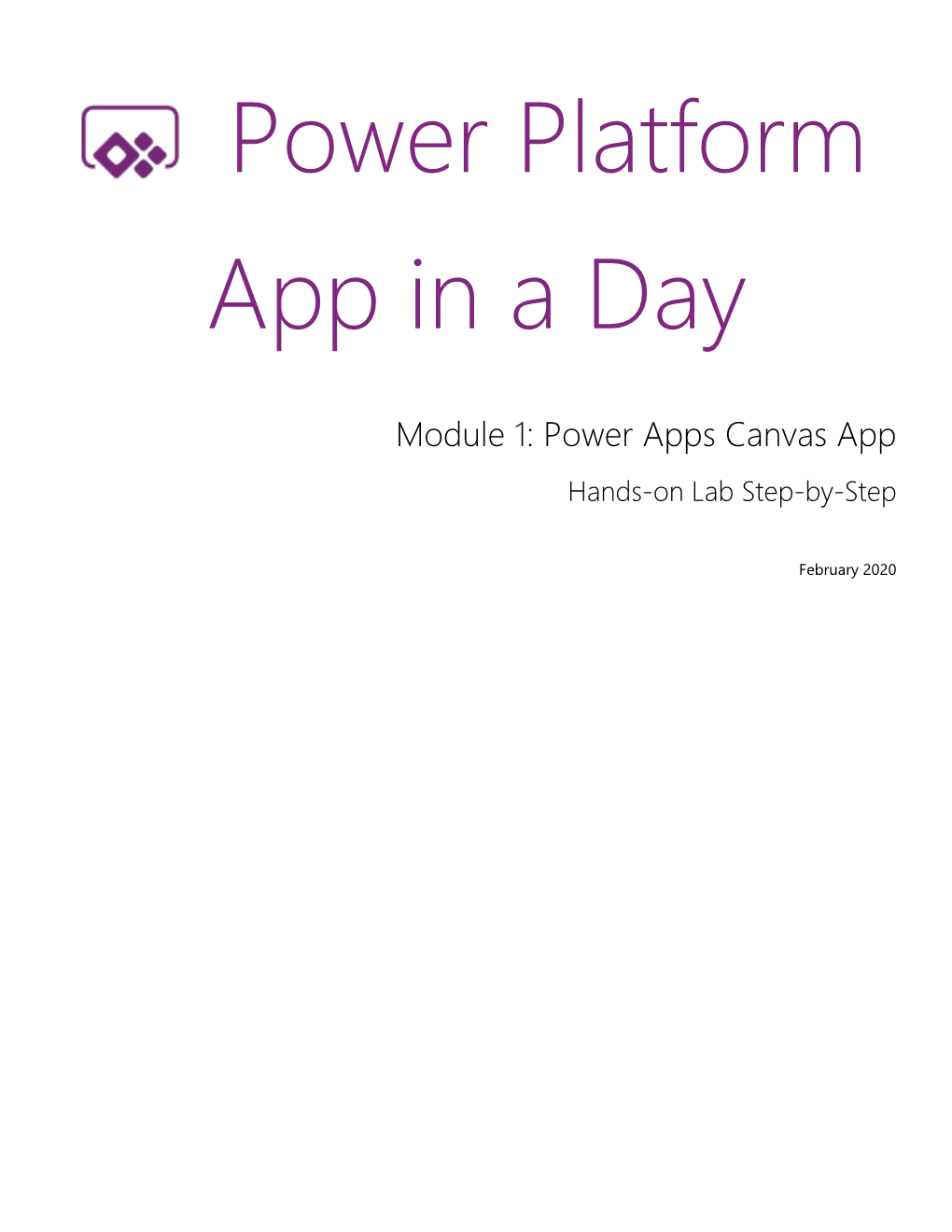 01-Power Apps Canvas App Lab Manual.Pdf