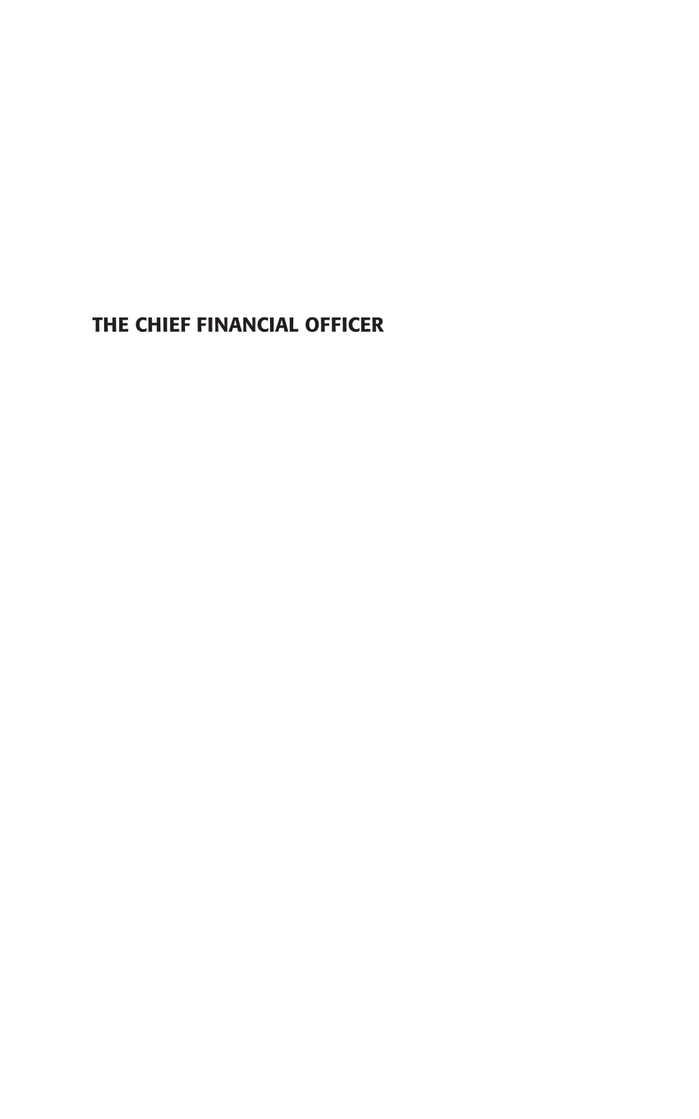 The Chief Financial Officer