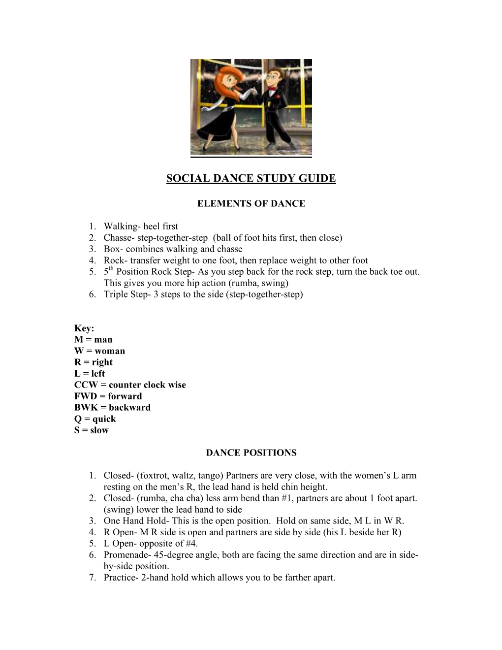 SOCIAL DANCE STUDY GUIDE.Pdf