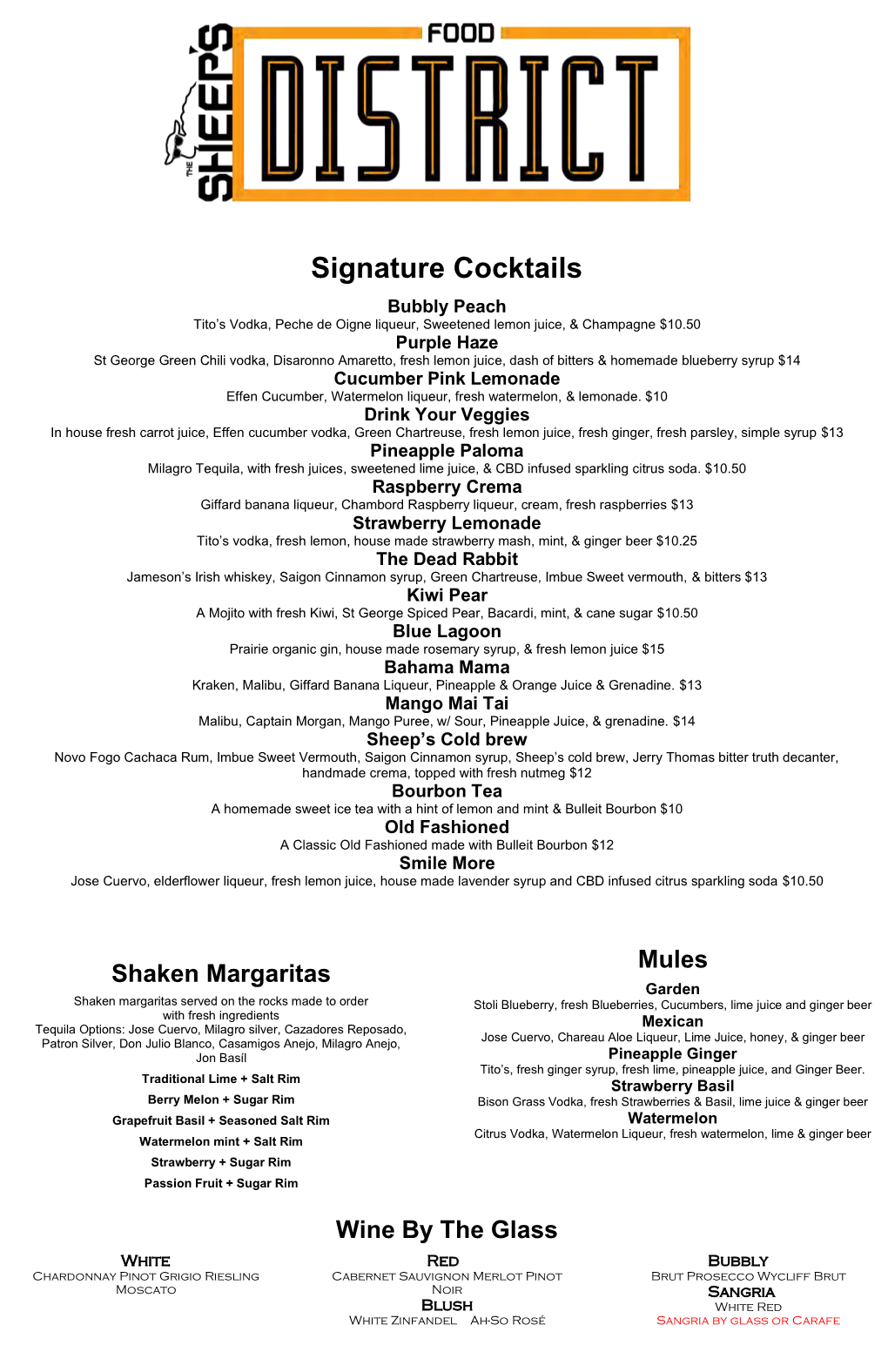 Signature Cocktails