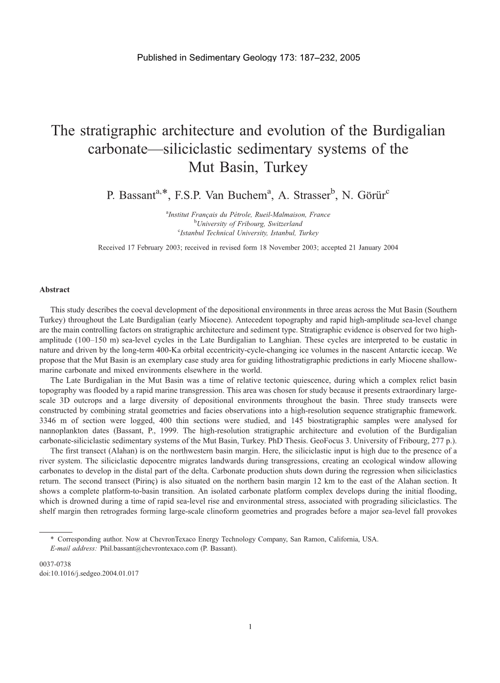 The Stratigraphic Architecture and Evolution of the Burdigalian Carbonate—Siliciclastic Sedimentary Systems of the Mut Basin, Turkey