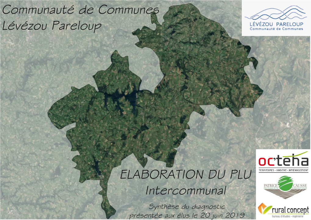 Communauté De Communes Lévézou Pareloup ELABORATION DU PLU Intercommunal