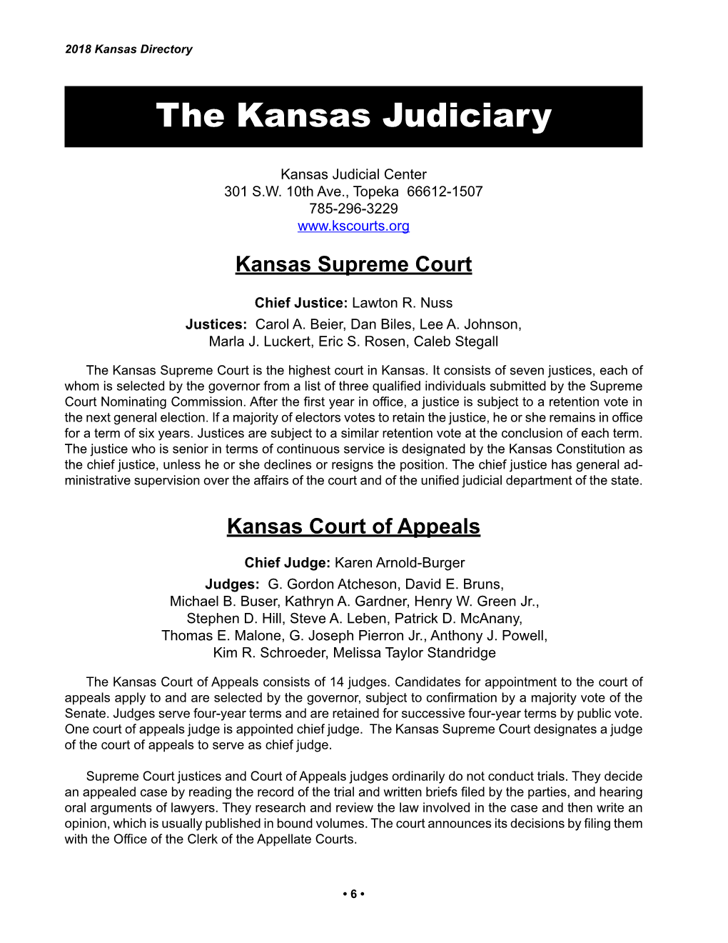 The Kansas Judiciary