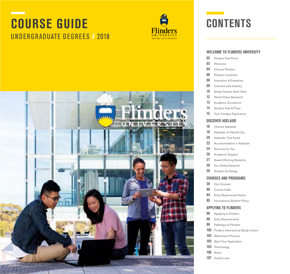 2018 Undergraduate Course Guide