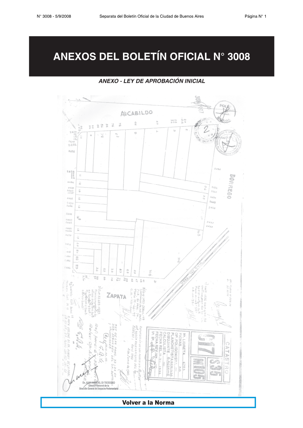 Anexos Del Boletín Oficial N° 3008